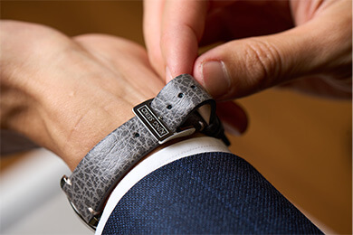 写真：付け替えストラップ着用イメージ